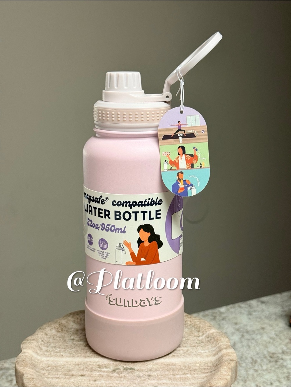 MagSafe Compatible Insulted Water Bottle 32oz